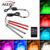4PCS USB Car Music Control RGB LED Strip 48Leds SMD5050 Voice Controller Flexible Light Led Tape Home Decoration Atmosphere Lamp
