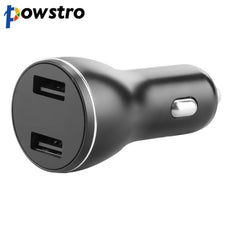 Powstro Dual USB Car Charger Quick Charge 2.0 Mobile Phone Car-charger 2.4A adapter for iPhone7 Samsung Xiaomi Car Phone Charger