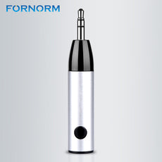 FORNORM Wireless Bluetooth Car Kit 3.5mm Jack Bluetooth Audio Receiver Adapter AUX with Mic for Speaker Headphone PC computer