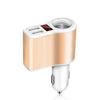 Vingtank 12V-24V Dual USB 3.1A Car Charger Adapter Smart Fast Charging with Cigarette Lighter Socket Support Voltmeter