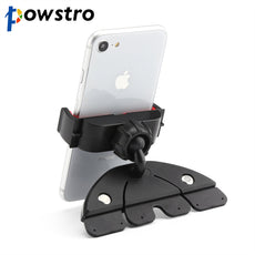 POWSTRO Handy CD Slot Car Mount Holder Stand Universal Car Phone Holder Universal for iPhone 8 7 6 Samsung Smart Phone GPS