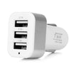 Powstro Car Charger Universal 3 Port USB 12V 1A Vehicle Charger Phone Adapter for iPhone 5 6S plus ipad Samsung Galaxy S4 S5