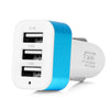 Powstro Car Charger Universal 3 Port USB 12V 1A Vehicle Charger Phone Adapter for iPhone 5 6S plus ipad Samsung Galaxy S4 S5