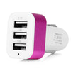 Powstro Car Charger Universal 3 Port USB 12V 1A Vehicle Charger Phone Adapter for iPhone 5 6S plus ipad Samsung Galaxy S4 S5