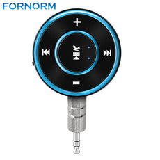 FORNORM Wireless Mini Bluetooth Audio Receiver Stereo Hands-free A2DP Music Adapter with 3.5mm AUX Out for Speaker Car Stereo