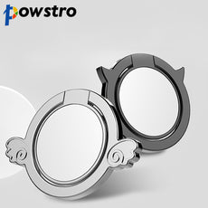 Finger Ring Holder 360 Rotation Universal Finger Ring Stand Mount Alloy Finger Loop with Mirror for iPhone Samsung and All Smart