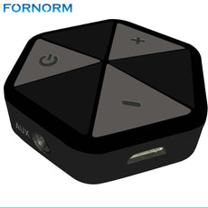 Fornorm Wireless Bluetooth V4.1 Audio Adapter  Stereo Music Receiver portable clip design built-in mic Hands-free Call Support