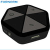Fornorm Wireless Bluetooth V4.1 Audio Adapter  Stereo Music Receiver portable clip design built-in mic Hands-free Call Support