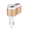 Brand New Universal 2 USB Car Cigarette Lighter Socket Charger Adapter for Phone Tablet Car Styling