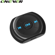 Onever  3.5mm Jack Bluetooth Car Kit Car Wireless Bluetooth 4.0 AUX Audio Music Receiver Adapter With Microphone For Cell Phone