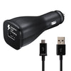 Powstro QC 2.0 Fast car Charger 5V 2A / 9V 1.67A car Charger + 1m  Micro USB Data Cable For Samsung Galaxy S6/S6 Edge Note 4
