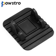 POWSTRO Soft Silicone Car Table Stander Universal Mobile Phone Holder Anti Slip Mat Desktop Stand Bracket for Iphone Android