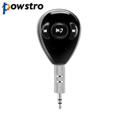 Powstro Music Adapter 3.5mm Bluetooth 4.1 Audio Receiver Stereo Rechargeable Hands-free A2DP for Speaker Car Stereo Headphone