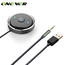 Onever universal 3.5mm Car Kit Bluetooth 4.1 Receiver Music Audio Receiver Adapter AUX A2DP for Speaker Headphone car receiver