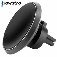 Powstro Wireless Car Charger Magnetic Holder Stand for Samsung Galaxy S6 S7 S8 edge Plus QI Adapter Air Vent 5V 1A Charging
