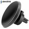 Powstro Wireless Car Charger Magnetic Holder Stand for Samsung Galaxy S6 S7 S8 edge Plus QI Adapter Air Vent 5V 1A Charging