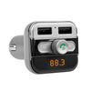 Aozbz Car MP3 Audio Player FM Transmitter Wireless Modulator Car Bluetooth Kit Hands-Free With 3.4A Dual USB Charger TF Slot