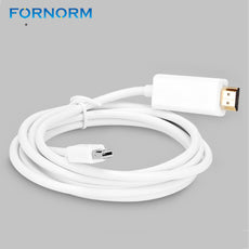 FORNORM 1.8m Thunderbolt DP to HDMI Adapter Cable Mini Max QXGA 2560 1600 DisplayPort for Audio and Vedio for PC DVD Pad
