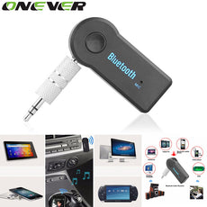 Onever Wireless Car Bluetooth Receiver Adapter 3.5MM AUX Audio Stereo Music Home Hands-free Car Bluetooth Audio Adapter