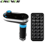 Onever Car FM Transmitter Kit MP3 Audio Player HandsFree LCD Display USB Charger for iPhone Samsung