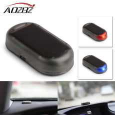 Simulate Solar Car Alarm LED Light Imitation Security System Warning Theft Flash Blinking Lamp Universal Interior Decoration
