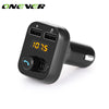 Onever Bluetooth 4.0 Car Kit Music Player FM Transmitter Modulator Car Audio MP3 Player with 3.1A Quick Charge USB Car Charger