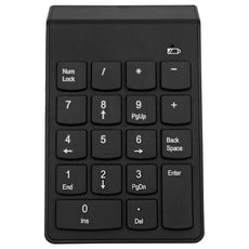 Mini USB Numeric Keypad Build-in 18 Keys Numpad with 2.4G Mini USB Numeric Receiver for Laptop Desktop PC Notebook
