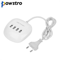Powstro Four Port Fast Multi USB Wall Charger 3.4A 77W Phone Adapter for iPhone 7 6s Plus iPad Pro for Samsung Galaxy S7 S6