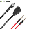 Onever Audio Cable For 1999-2006 BMW Car AUX In Cable 3.5mm Female Jack Interface Audio Input Adapter For BMW E46 Coupe Sedan