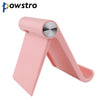 Powstro 2 in 1 Foldable Adjustable Angel Phone Holder Folding Stand Bracket for Tablet Smartphone for iPhone Pad LG Samsung
