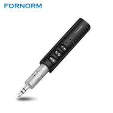 FORNORM Mini 3.5mm Car Kit Bluetooth Receiver Streaming Music Audio Receiver Adapter Auto AUX For Speaker Headphone Car Stereo