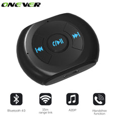 Onever 3.5mm Jack Bluetooth Car Kit Auto Car Wireless Bluetooth 4.0 AUX Audio Music Receiver Adapter for Car Speaker Cell Phone