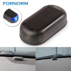 FORNORM 1PCS Fake Solar Power Car Alarm Lamp Security System Warning Theft Flash Blinking Anti-Theft Caution LED Light Red Blue