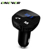 Car MP3 Audio Player Bluetooth FM Transmitter Wireless FM Modulator Car Kit HandsFree LCD Display USB Charger DC 12/24V