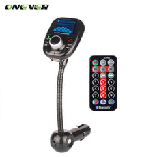 Universal Wireless Bluetooth FM Transmitter Car MP3 Audio Player With Remote Control Hands Free LCD Screen USB Car Charger