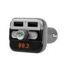 Onever Car MP3 Audio Player FM Transmitter Wireless Modulator Car Bluetooth Kit Hands Free With 3.4A Dual USB Charger TF Slot