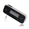 Aozbz Wireless 3.5mm Car FM Transmitter for iPhone 5 6 LCD Display Music Audio FM Modulator for Samsung MP3 Player Transmitter