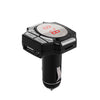 Onever Car Audio mp3 player FM transmitter modulator Car Bluetooth with Charger 2.4A Dual USB  TF Slot black usb fm Transmitter
