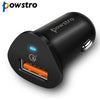 Powstro Car Charger 5V 3A USB Charger Adapter QC3.0 QC2.0 Fast Charge Qualcomm Car Charge 3.0 For Samsung Huawei LG Sony Xiaomi