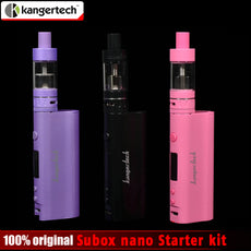 Promotion !!! 100% Original Kangertech Subox nano Starter kit with 50W Kbox nano box mod Kanger subtank nano atomizer