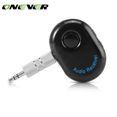 Onever universal 3.5mm Car Kit Bluetooth 4.1 Receiver Music Audio Receiver Adapter AUX A2DP for Speaker Headphone car receiver