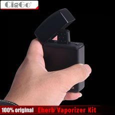 Original Ciggo Eherb Vaporizer Dry Herb e Cigarettes Kit Built-in 2* 18350 Battery with Wooden Case VS Smok Alien TFV8 Baby Tank