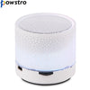 Powstro LED Portable Mini Bluetooth Speakers Wireless Hands Free Speaker With TF USB Christmas Gift
