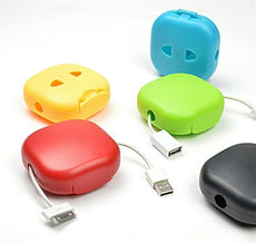USB Data Wire Winding Device Desktop Hub Reel Containing Reel Cord
