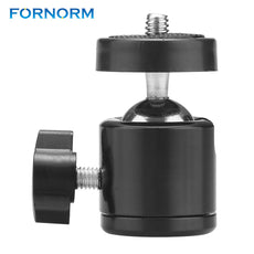 FORNORM 360 Degree Mini Ball Head Bracket Holder Mount 1/4" Screw for Camera Tripod for Camera DSLR Accessories