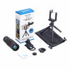 Powstro 1000m 18X Zoom Telescope Mobile Phone Lens 2 in 1 Universal Clips Telefon Camera Lens with Tripod for iPhone Samsung
