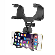 Powstro Car Rear View Mirror Mount Holder Mobile Phone Stand Truck Auto Bracket Cradle For iPhone 8 7 6 Plus Samsung S8 S7 S6 S5