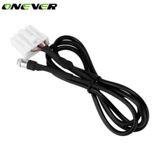 Onever Auto Car Audio Cable Aux Input Cable 3.5mm Female Jack Interface Adapter Audio Cable For Mazda 3/6 MX-5/RX8/Besturn B70