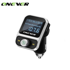 Universal Bluetooth FM Transmitter Wireless FM Modulator Handsfree Car Kit LCD Radio Audio Car MP3 Player support FLAC
