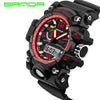 Sport Watch Camouflage Double Display Cold Light Electronic Waterproof Mens